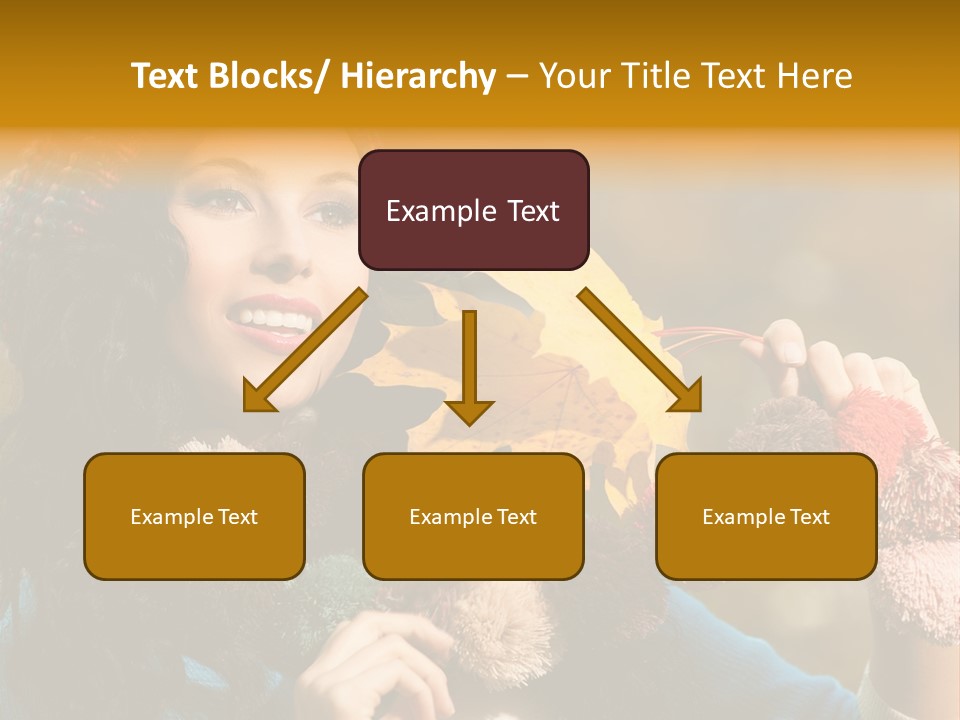 Beauty Maple Lady PowerPoint Template