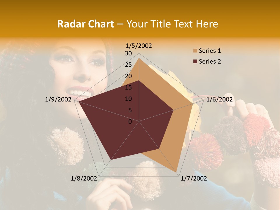 Beauty Maple Lady PowerPoint Template