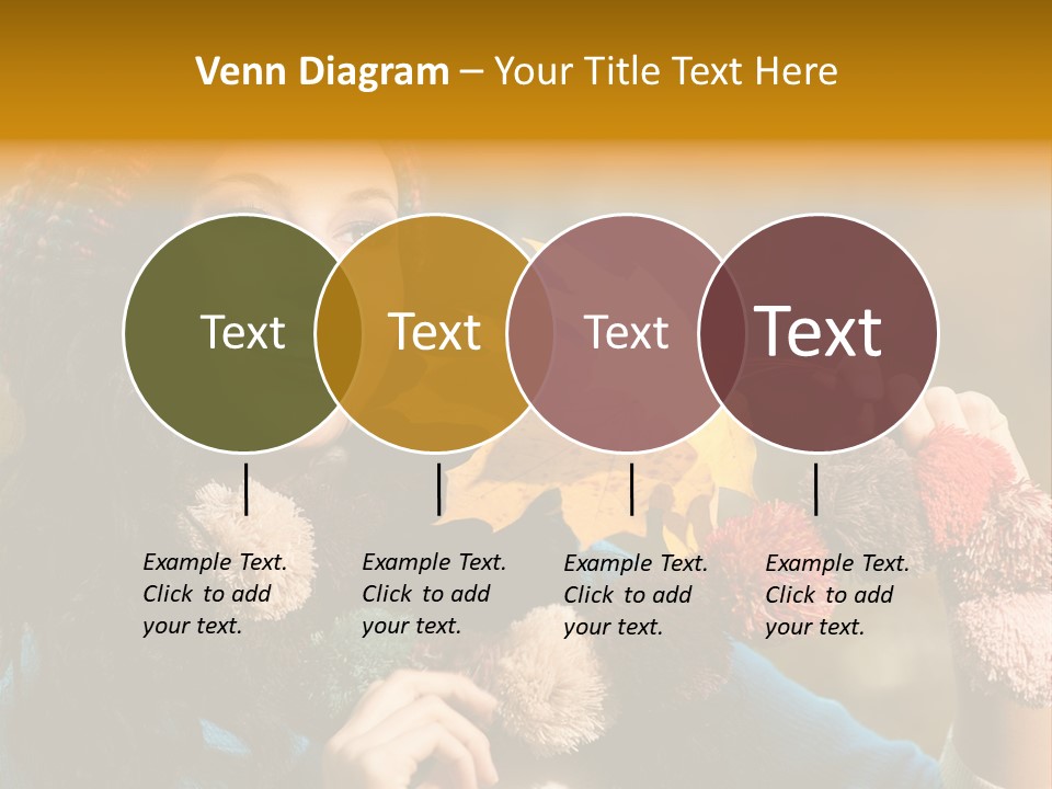 Beauty Maple Lady PowerPoint Template