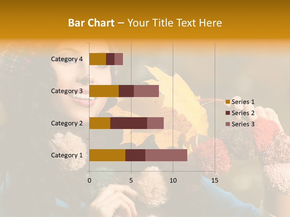 Beauty Maple Lady PowerPoint Template