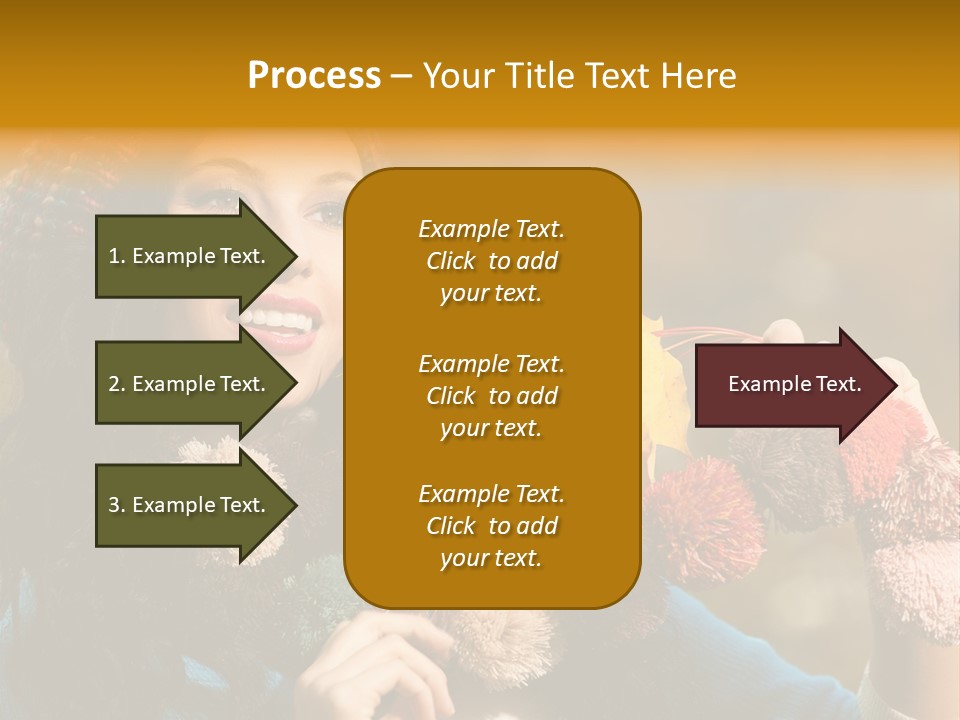 Beauty Maple Lady PowerPoint Template