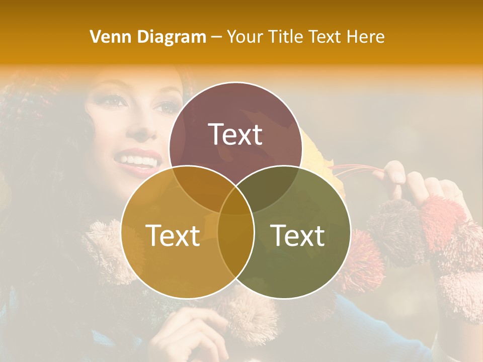 Beauty Maple Lady PowerPoint Template