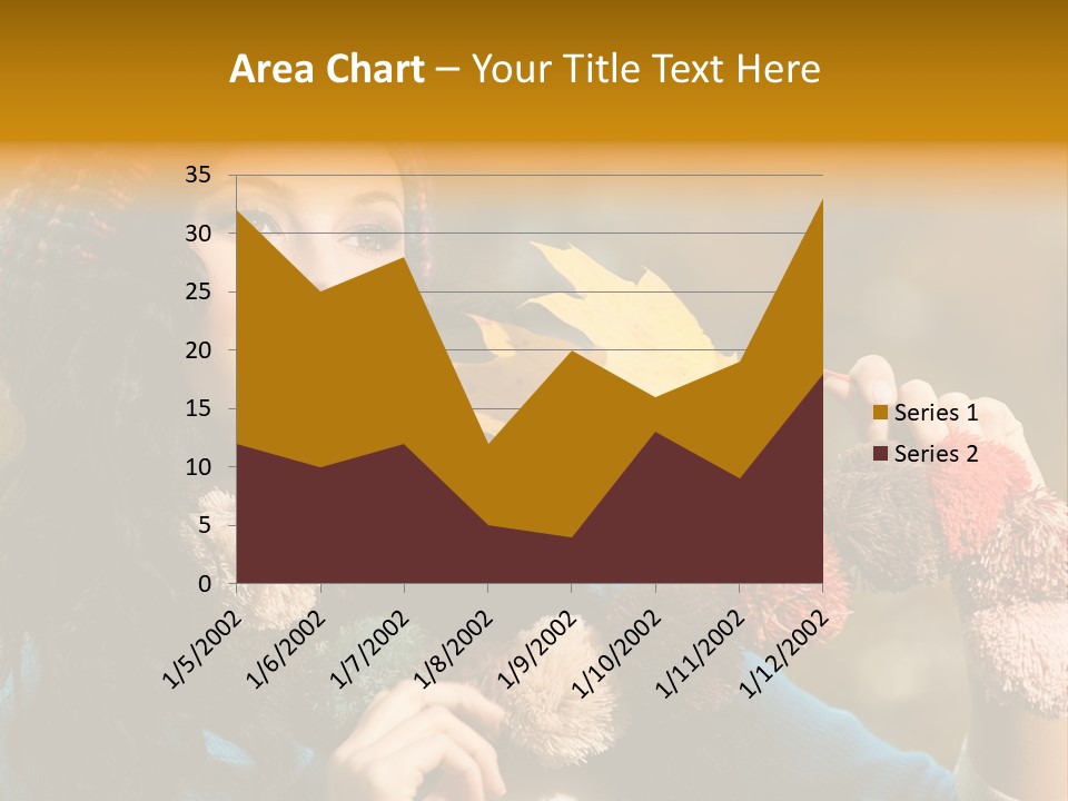 Beauty Maple Lady PowerPoint Template