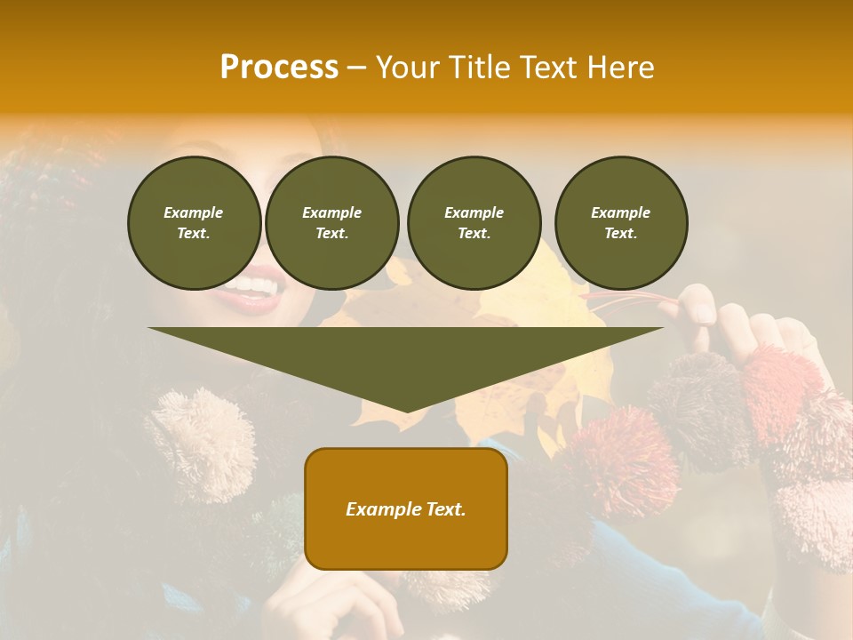 Beauty Maple Lady PowerPoint Template