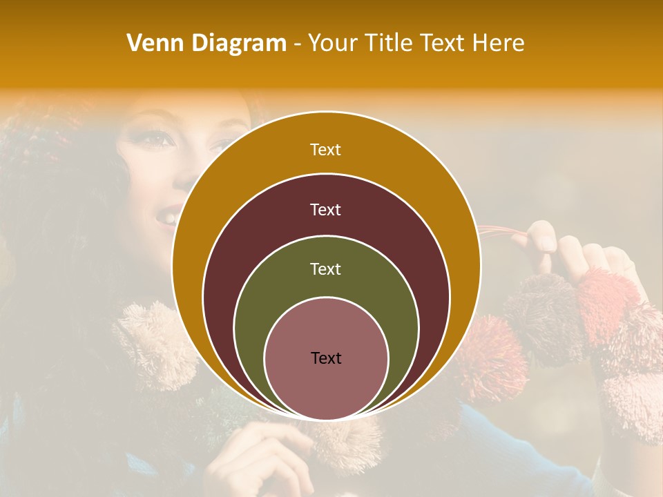 Beauty Maple Lady PowerPoint Template