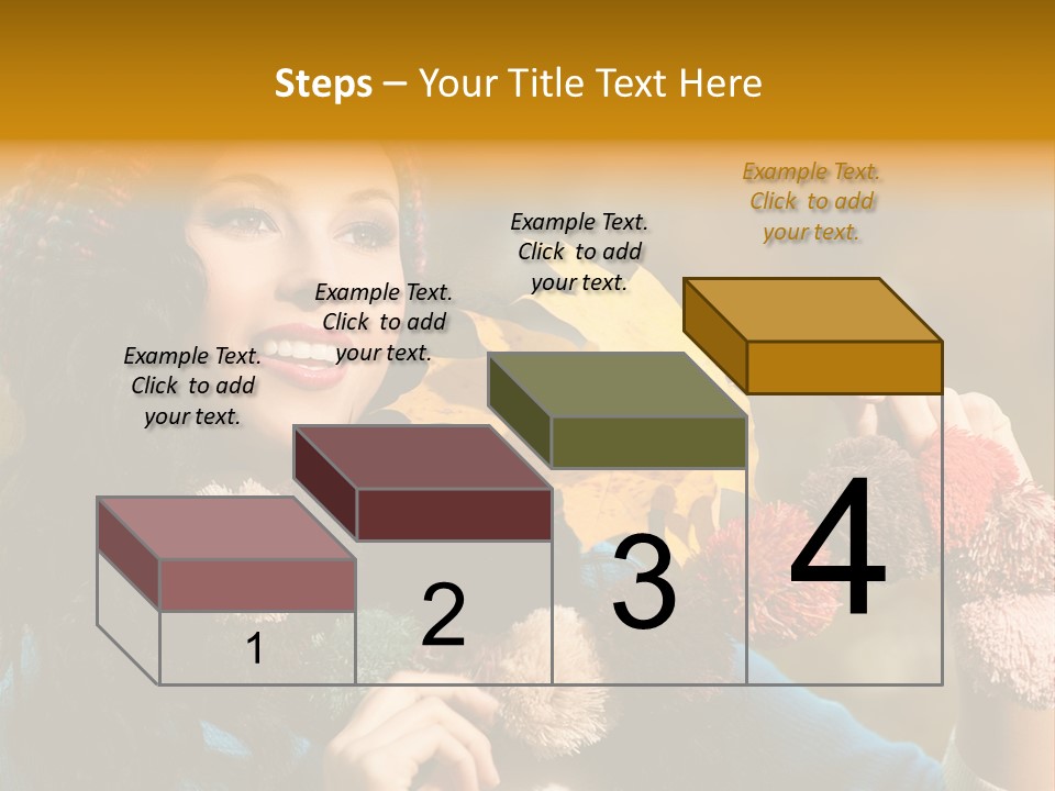 Beauty Maple Lady PowerPoint Template