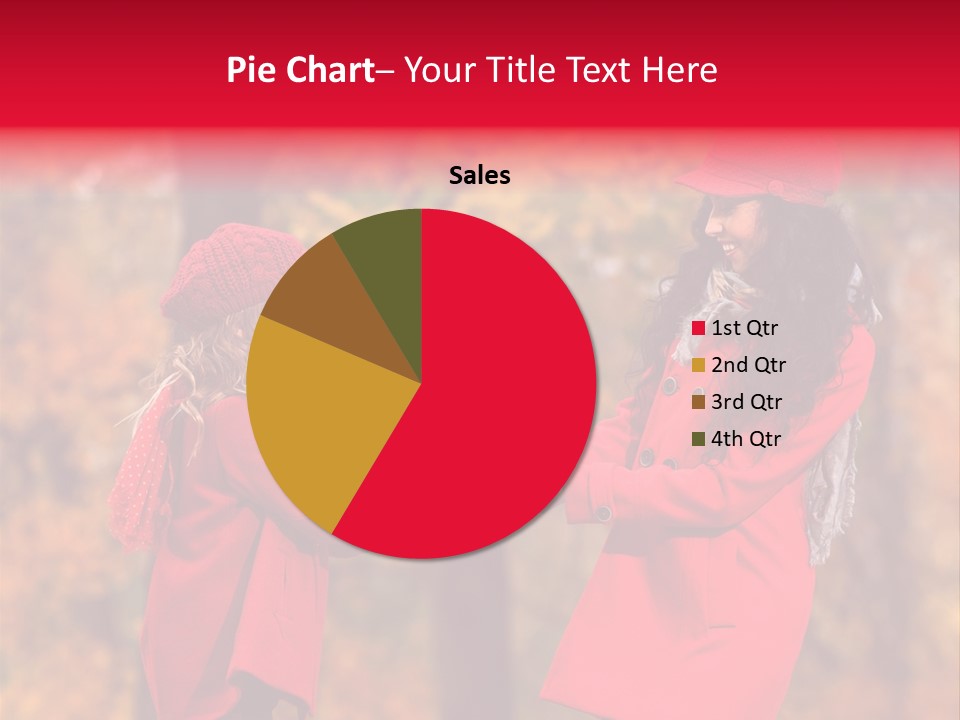 Mother Scarf Walk PowerPoint Template