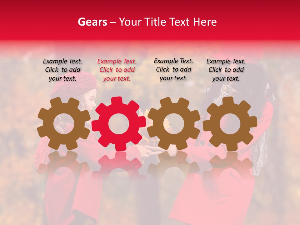 Mother Scarf Walk PowerPoint Template