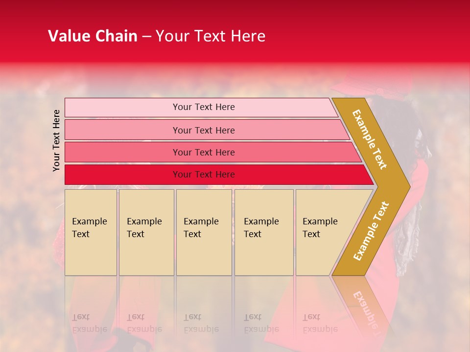 Mother Scarf Walk PowerPoint Template