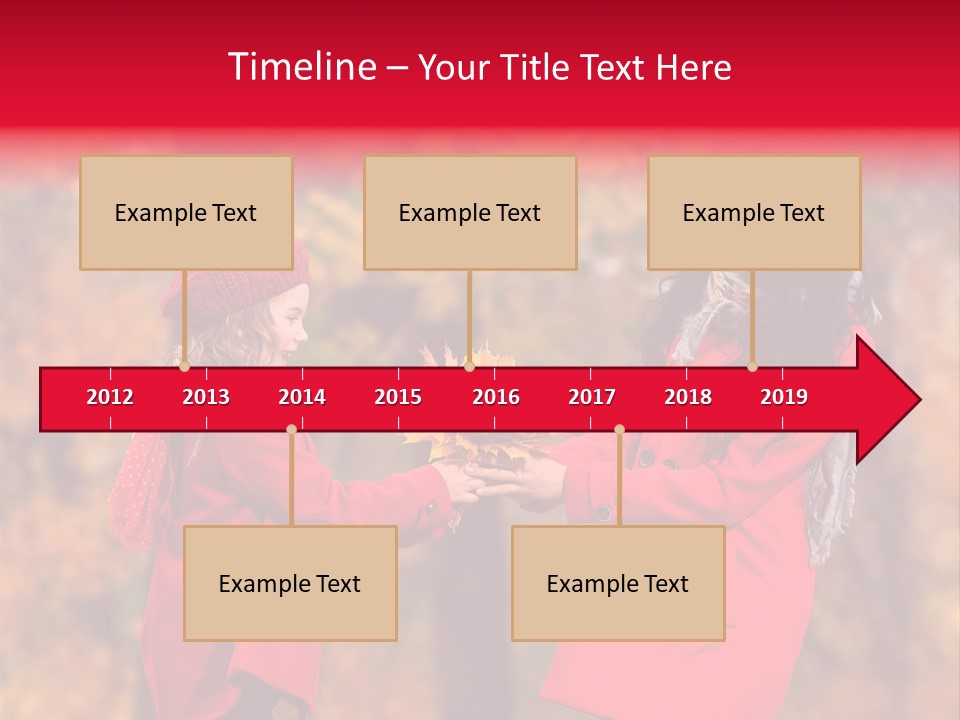 Mother Scarf Walk PowerPoint Template