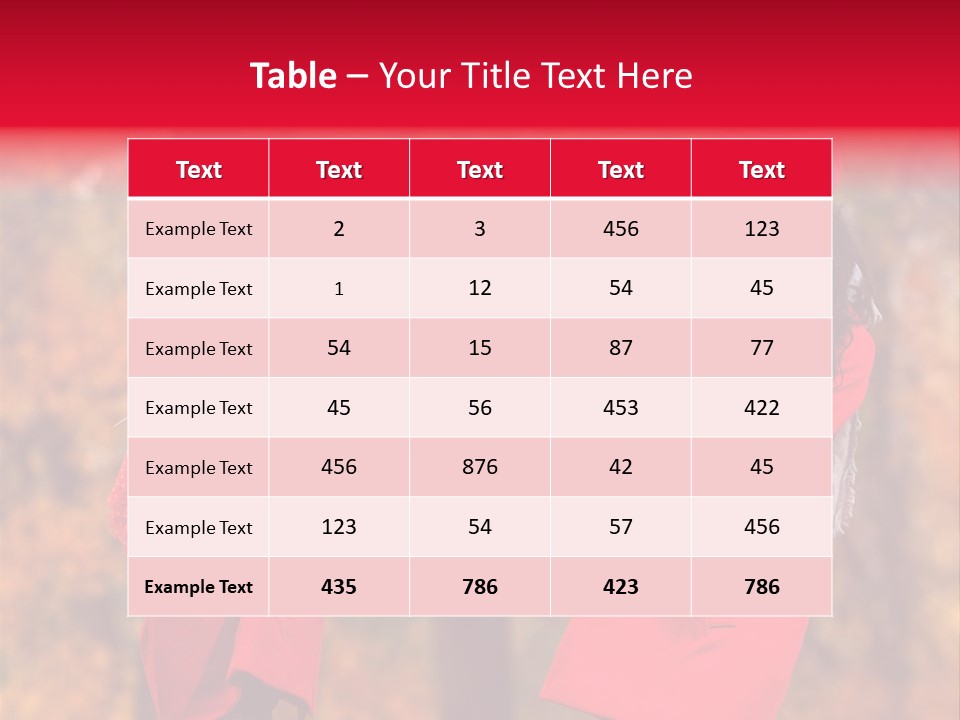 Mother Scarf Walk PowerPoint Template