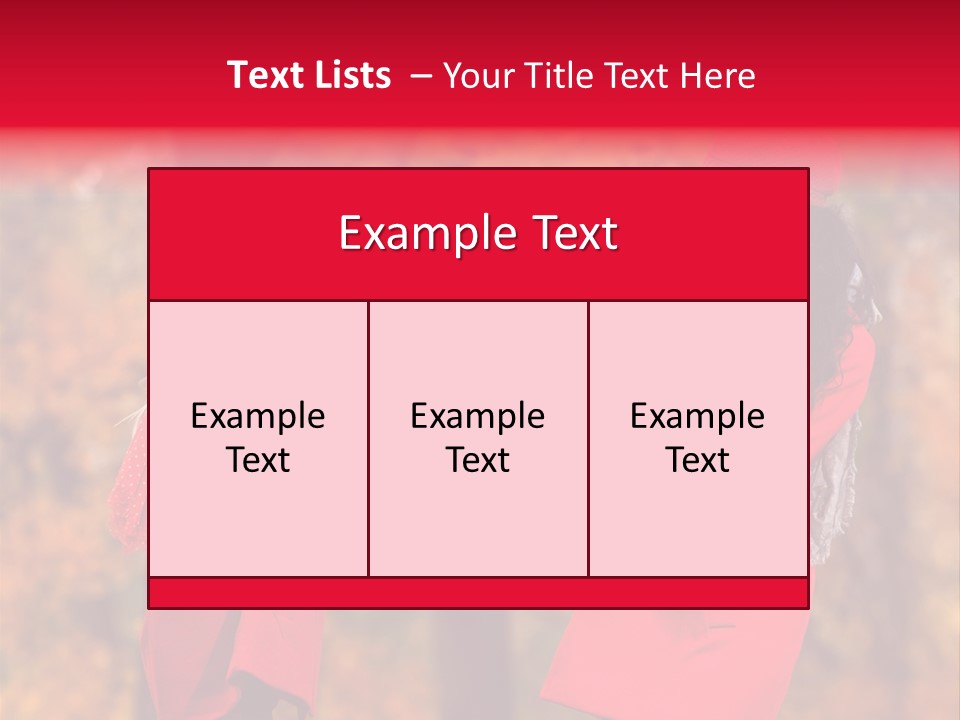 Mother Scarf Walk PowerPoint Template