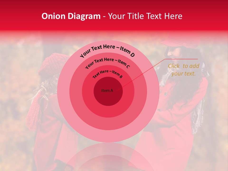 Mother Scarf Walk PowerPoint Template