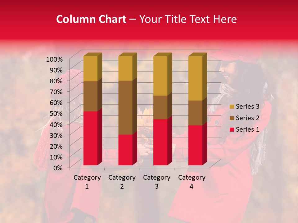 Mother Scarf Walk PowerPoint Template