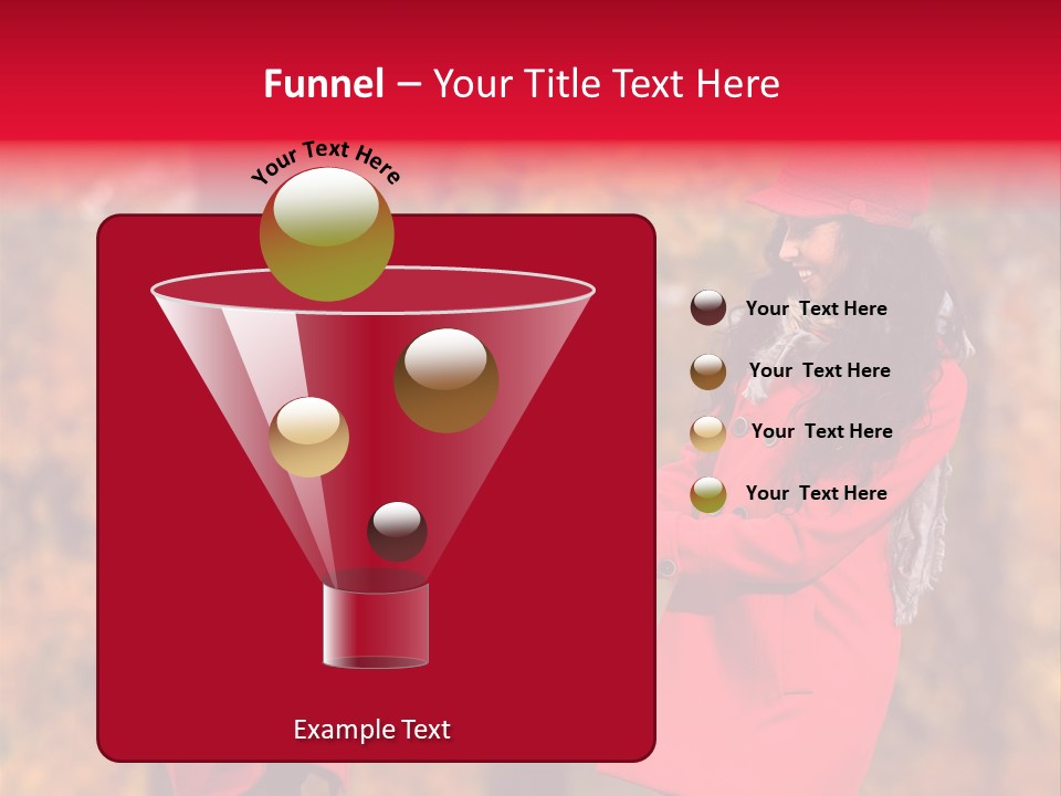 Mother Scarf Walk PowerPoint Template