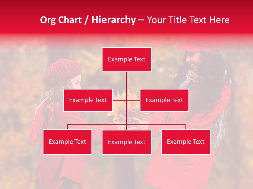 Mother Scarf Walk PowerPoint Template