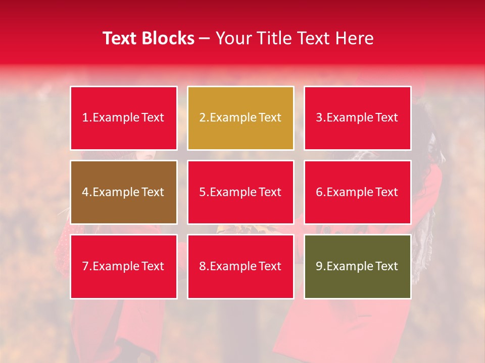 Mother Scarf Walk PowerPoint Template