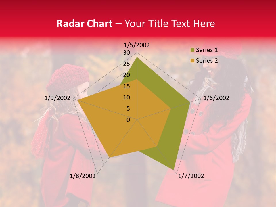 Mother Scarf Walk PowerPoint Template