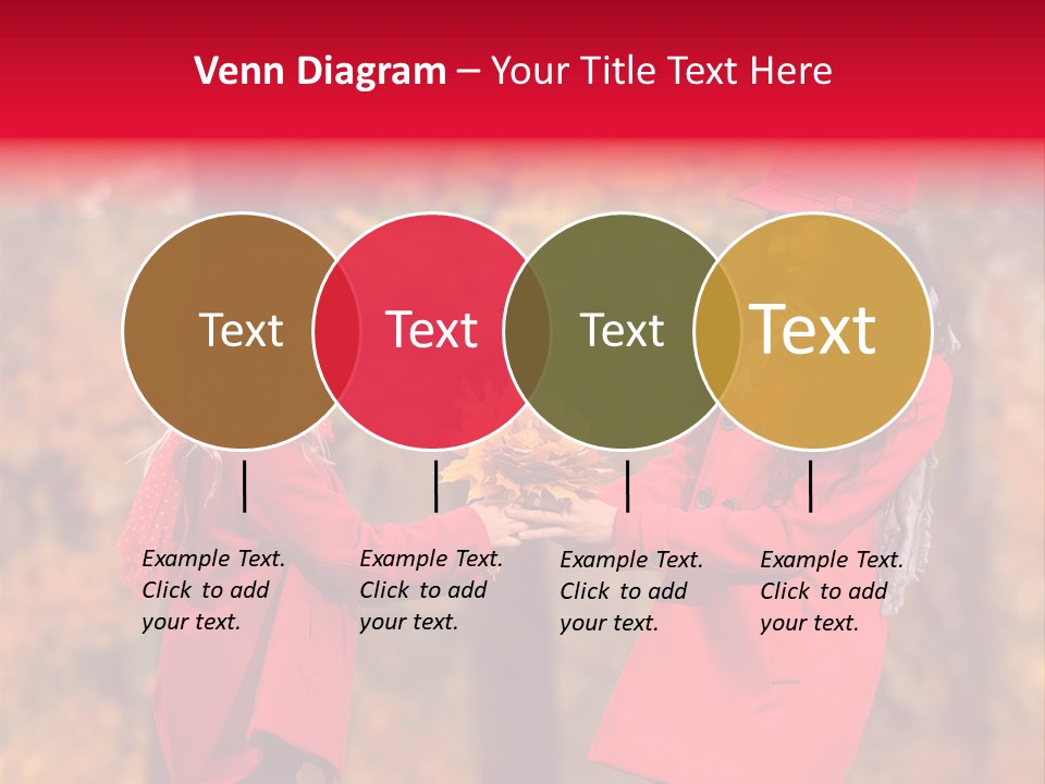 Mother Scarf Walk PowerPoint Template