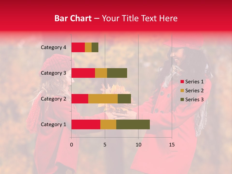 Mother Scarf Walk PowerPoint Template