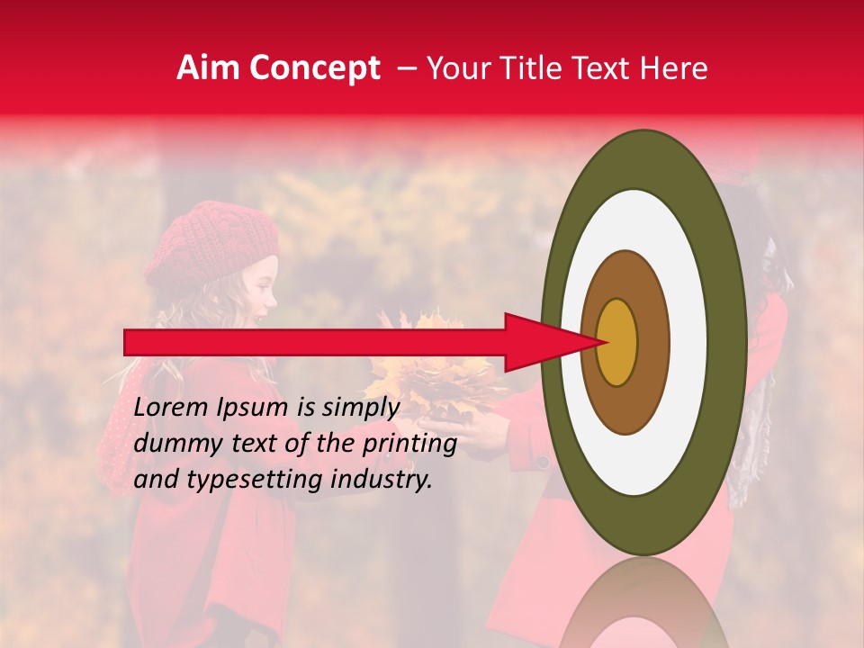 Mother Scarf Walk PowerPoint Template