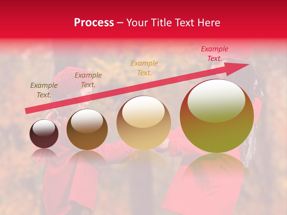 Mother Scarf Walk PowerPoint Template