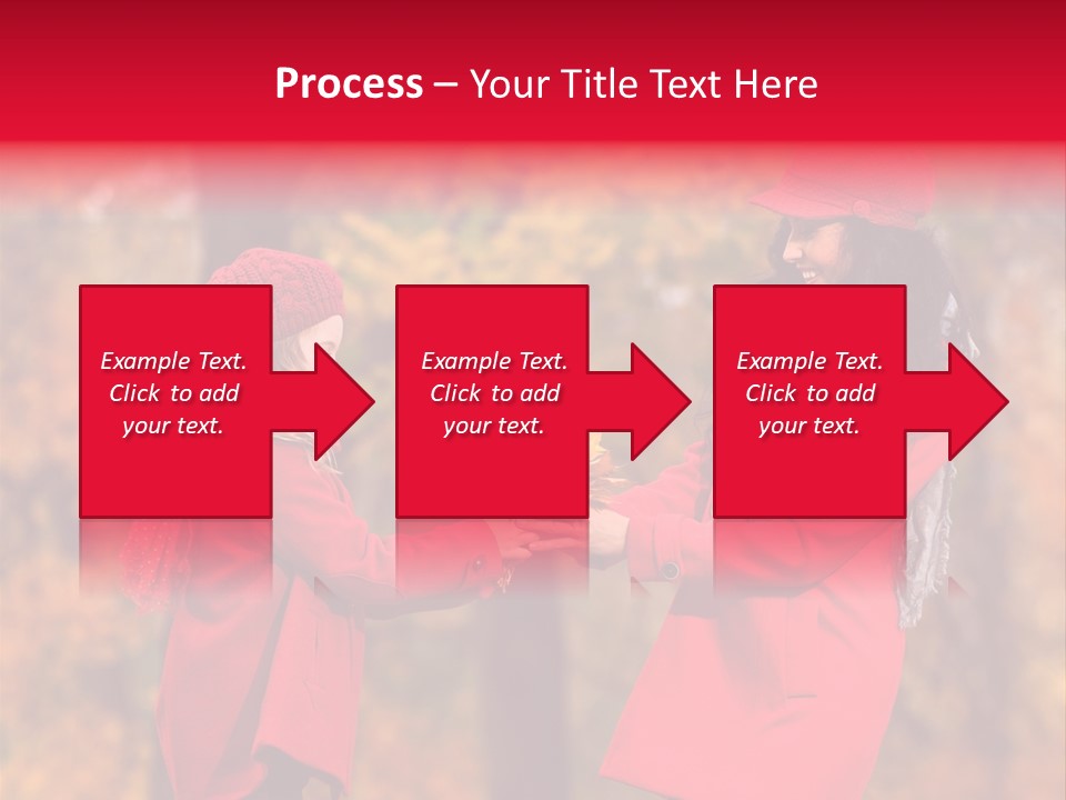 Mother Scarf Walk PowerPoint Template