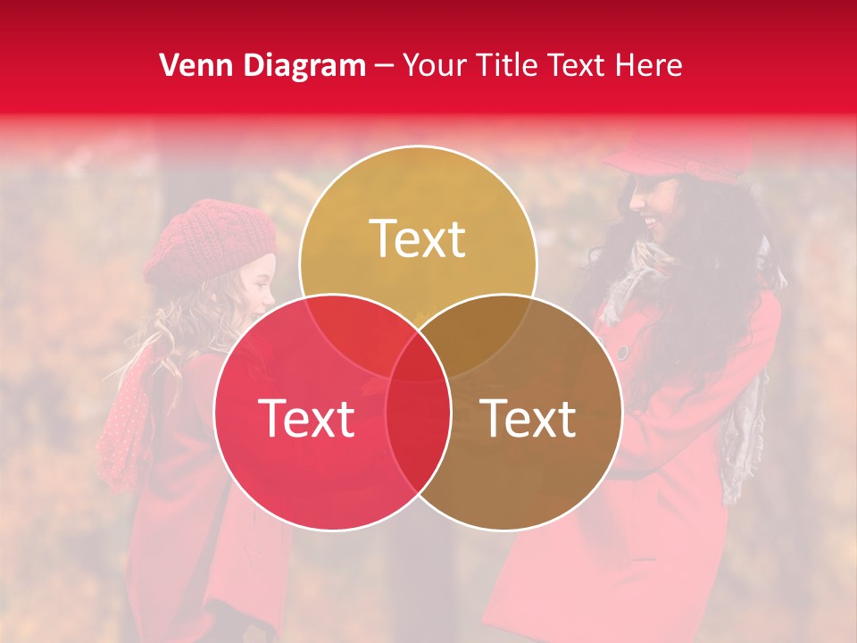 Mother Scarf Walk PowerPoint Template