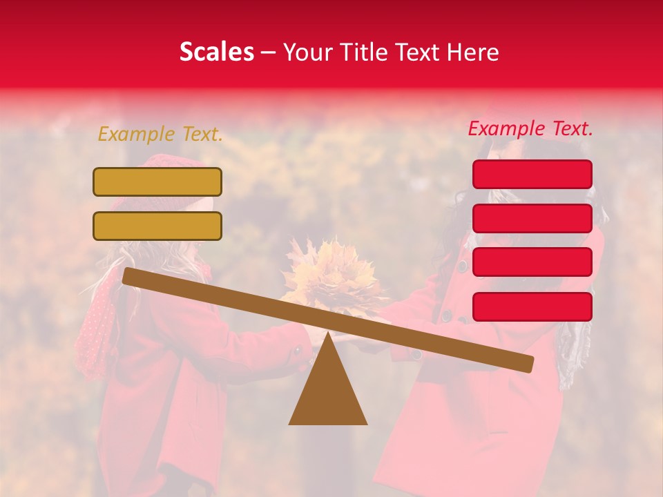 Mother Scarf Walk PowerPoint Template