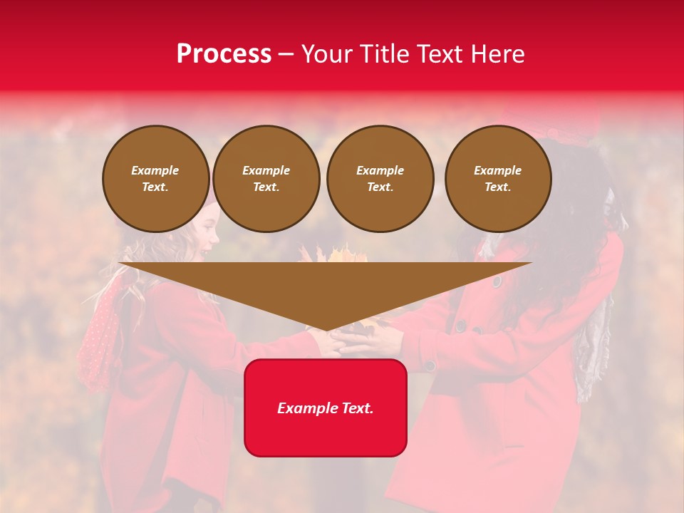 Mother Scarf Walk PowerPoint Template