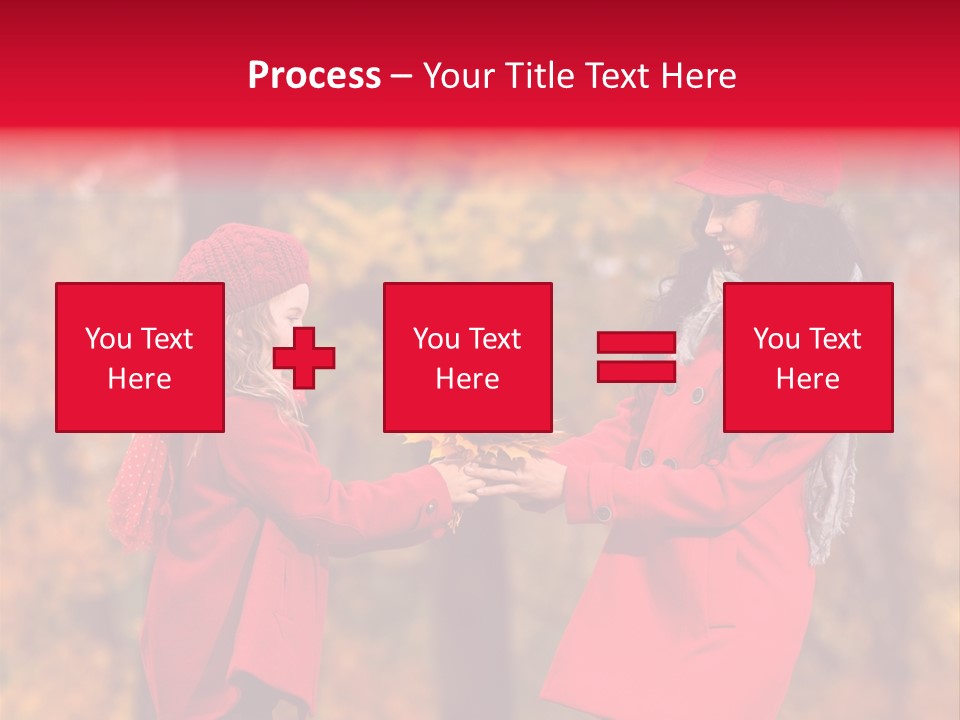 Mother Scarf Walk PowerPoint Template