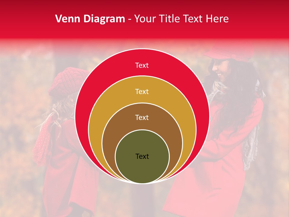 Mother Scarf Walk PowerPoint Template