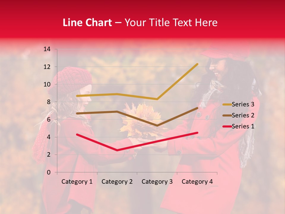 Mother Scarf Walk PowerPoint Template