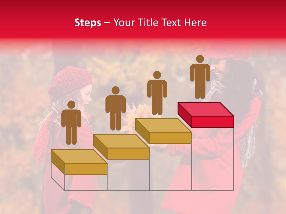 Mother Scarf Walk PowerPoint Template