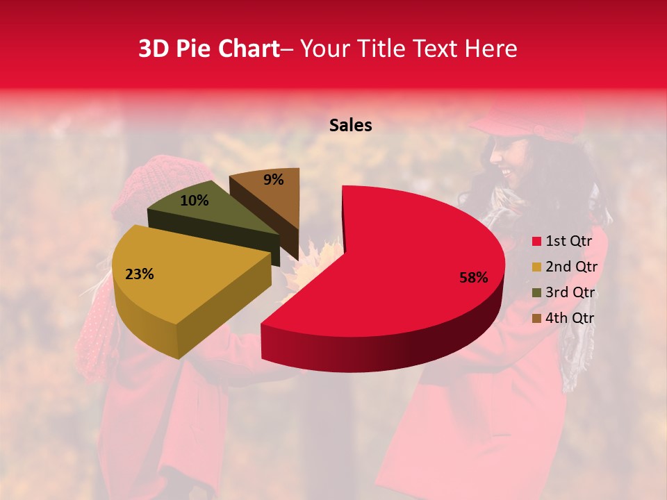 Mother Scarf Walk PowerPoint Template