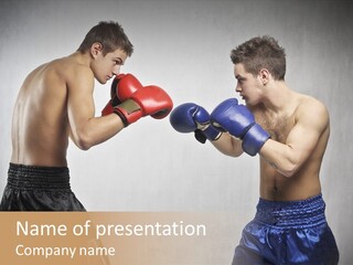 Match Young Male PowerPoint Template
