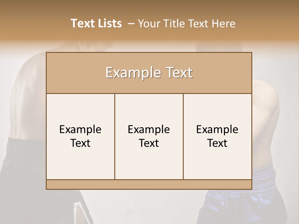 Match Young Male PowerPoint Template