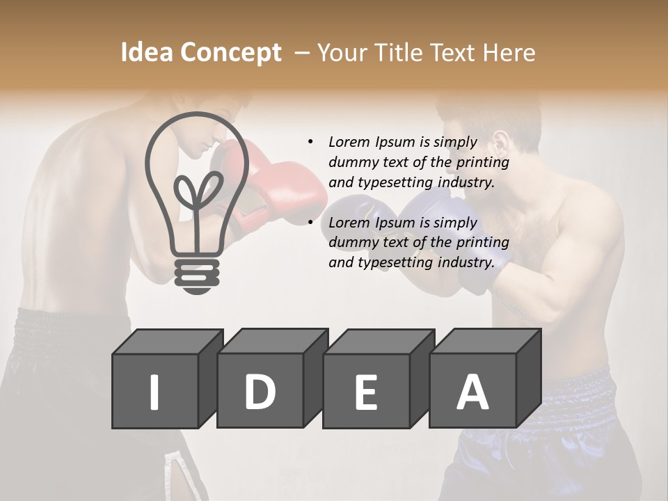 Match Young Male PowerPoint Template