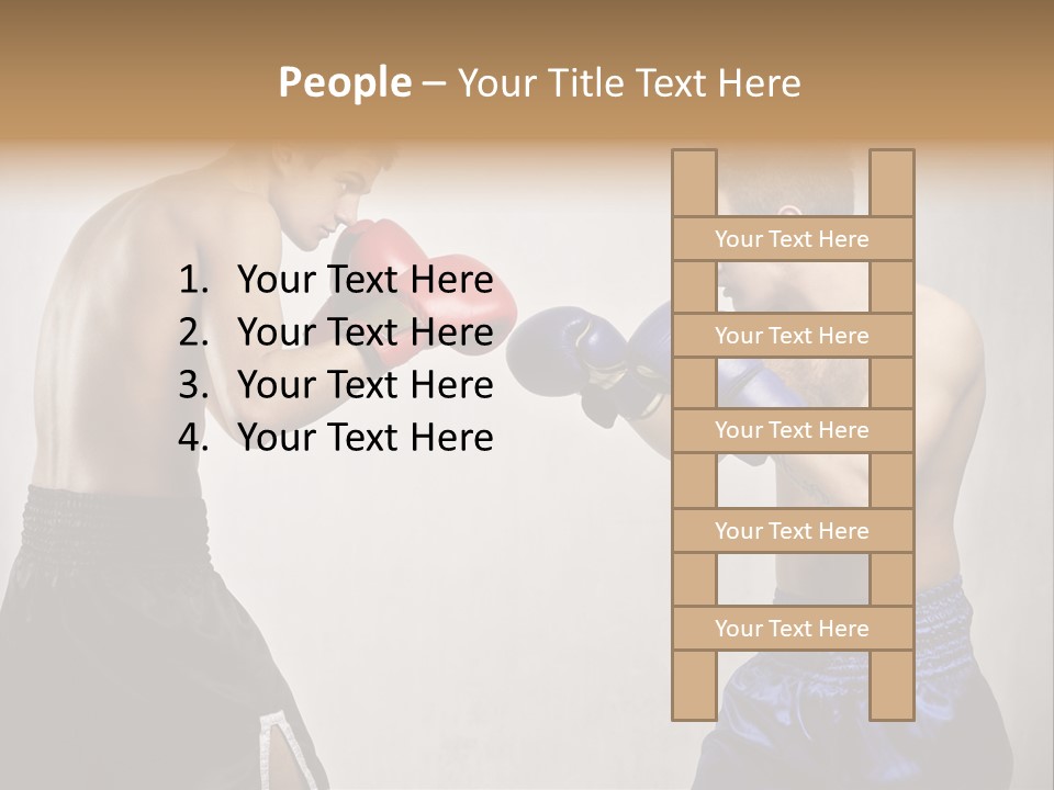 Match Young Male PowerPoint Template