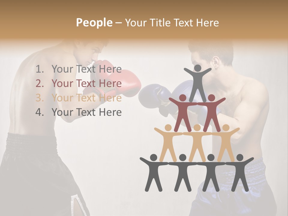 Match Young Male PowerPoint Template