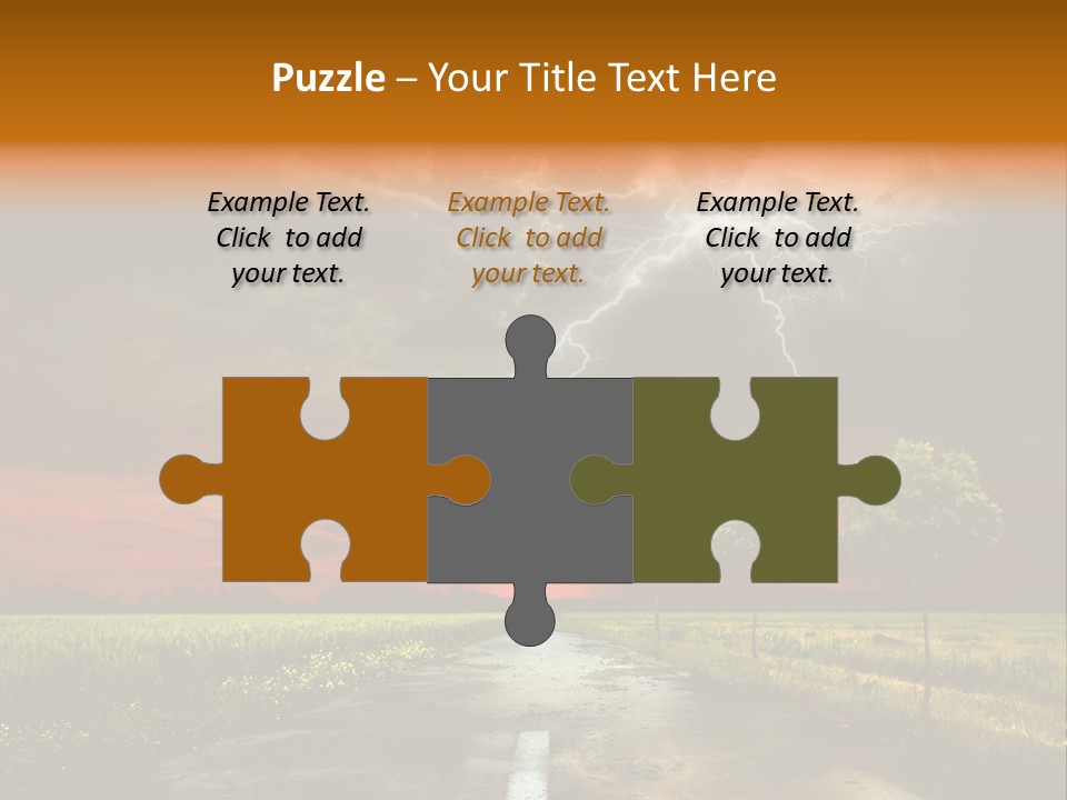 Storm Electricity People PowerPoint Template