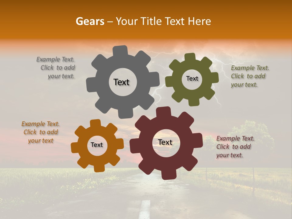 Storm Electricity People PowerPoint Template