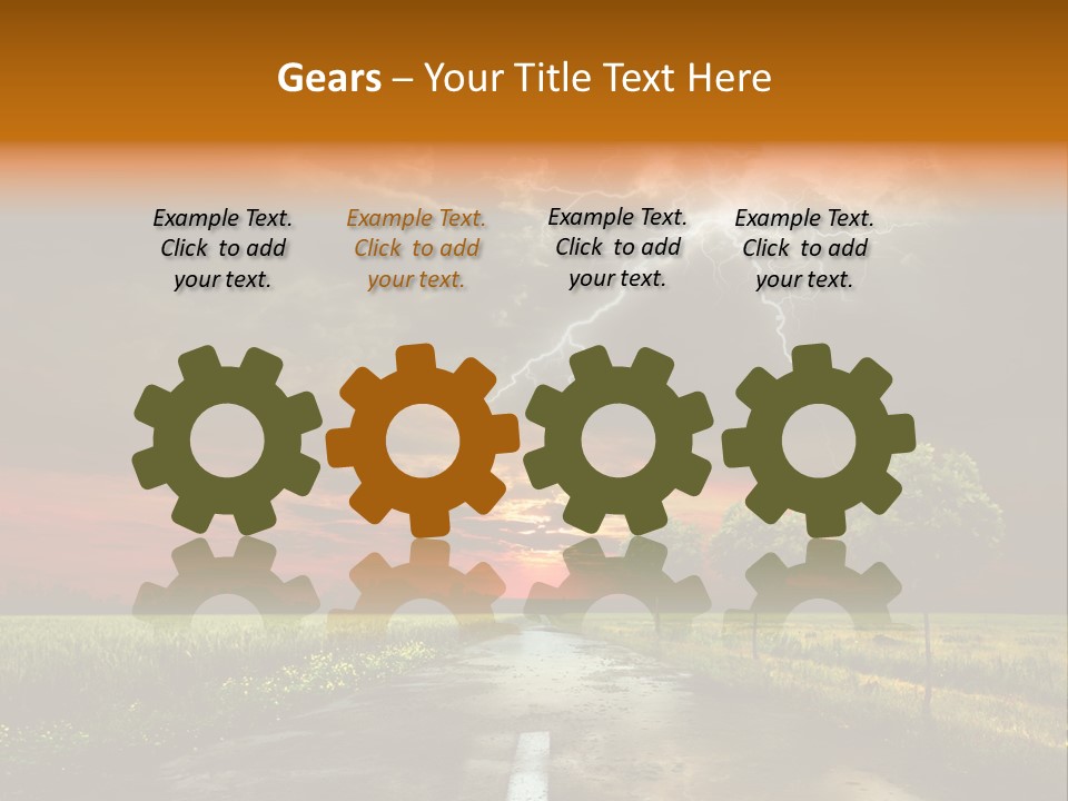 Storm Electricity People PowerPoint Template