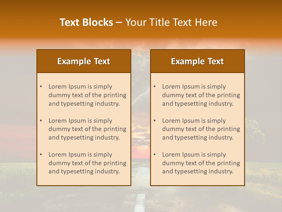 Storm Electricity People PowerPoint Template