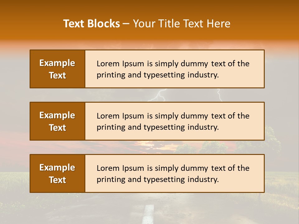 Storm Electricity People PowerPoint Template