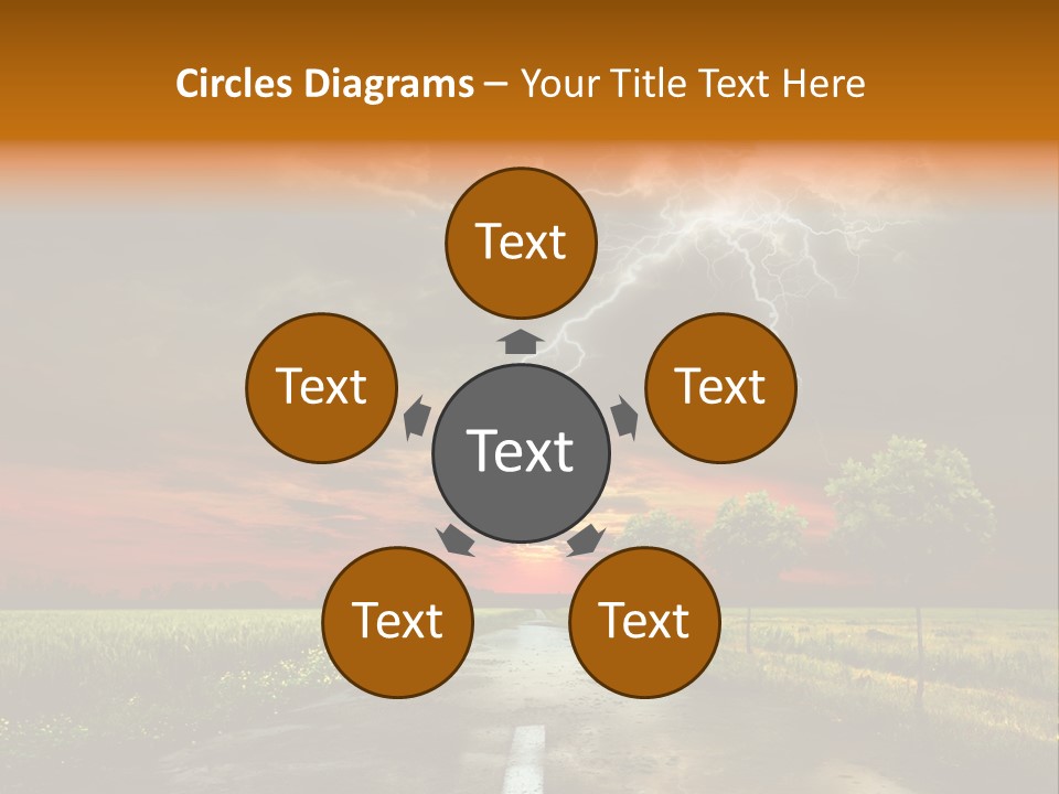 Storm Electricity People PowerPoint Template