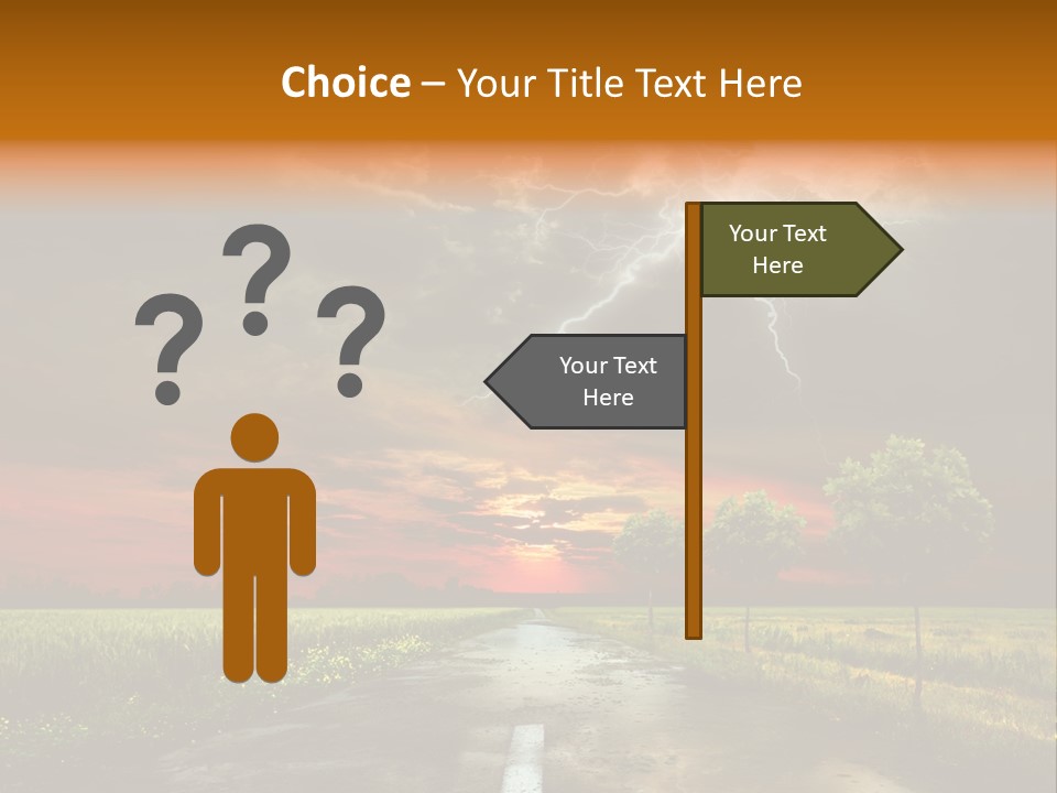 Storm Electricity People PowerPoint Template