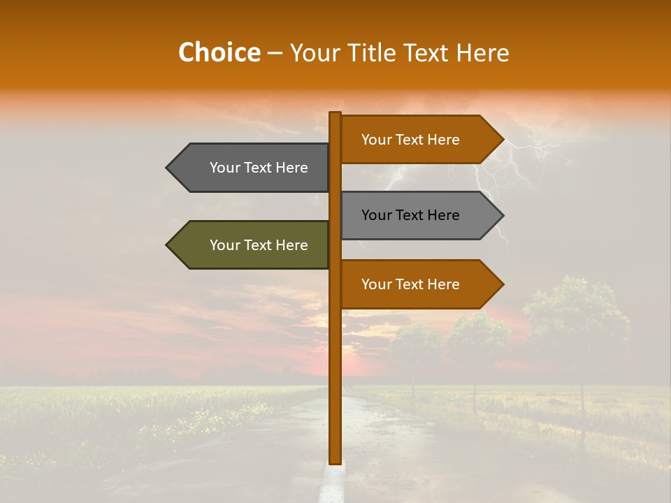 Storm Electricity People PowerPoint Template