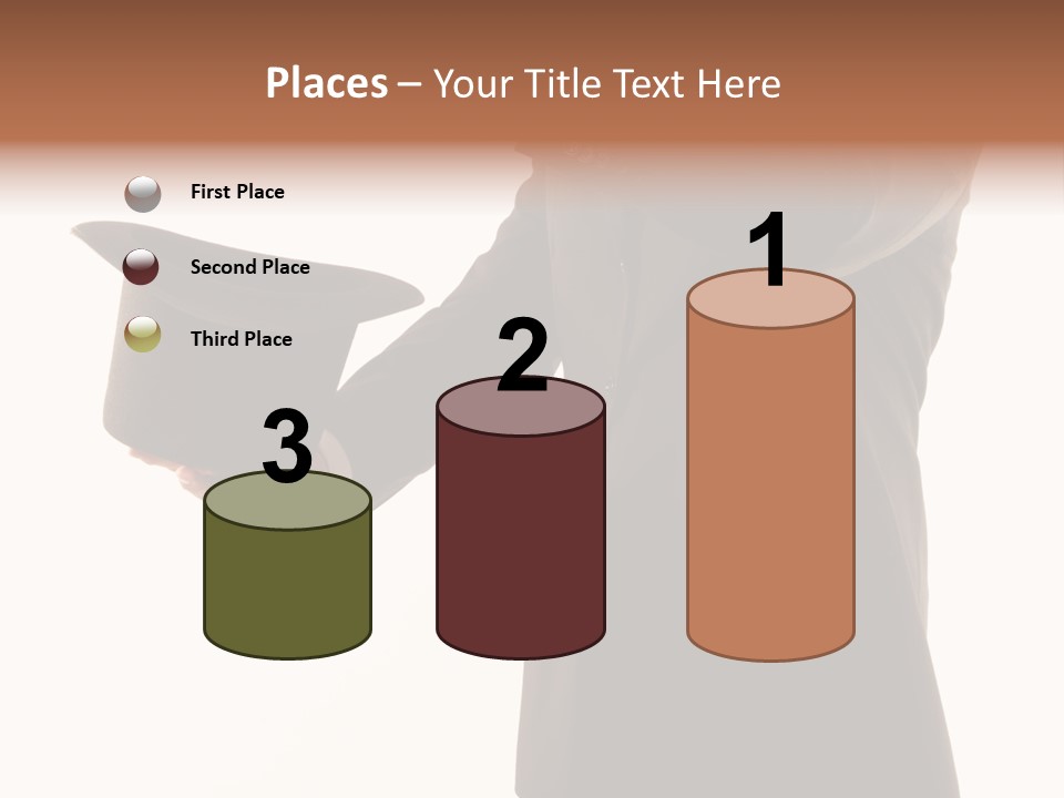 Funny Conjuror From Top Hat PowerPoint Template