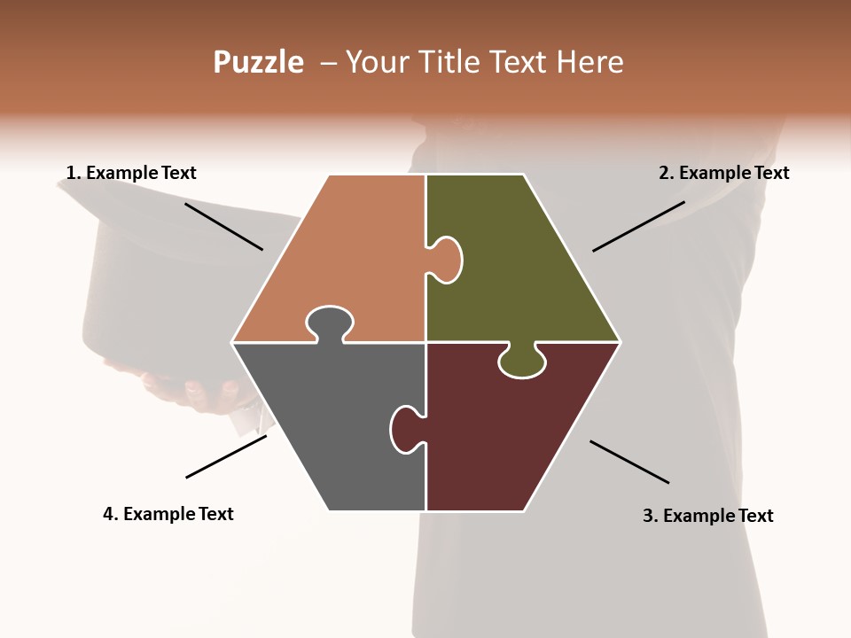 Funny Conjuror From Top Hat PowerPoint Template